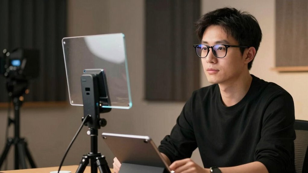 solo creators adopt teleprompters