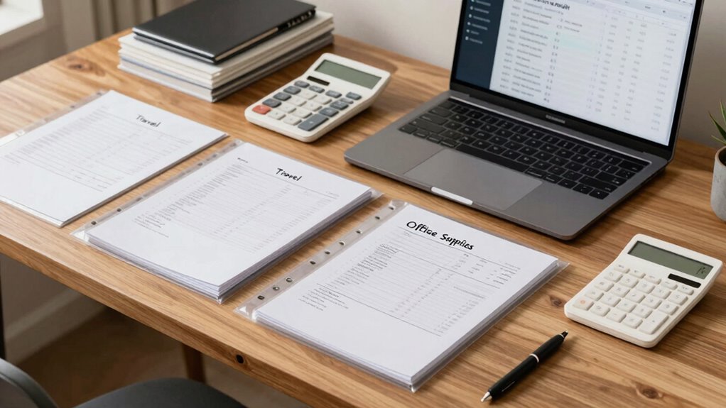 categorize expenses for taxes