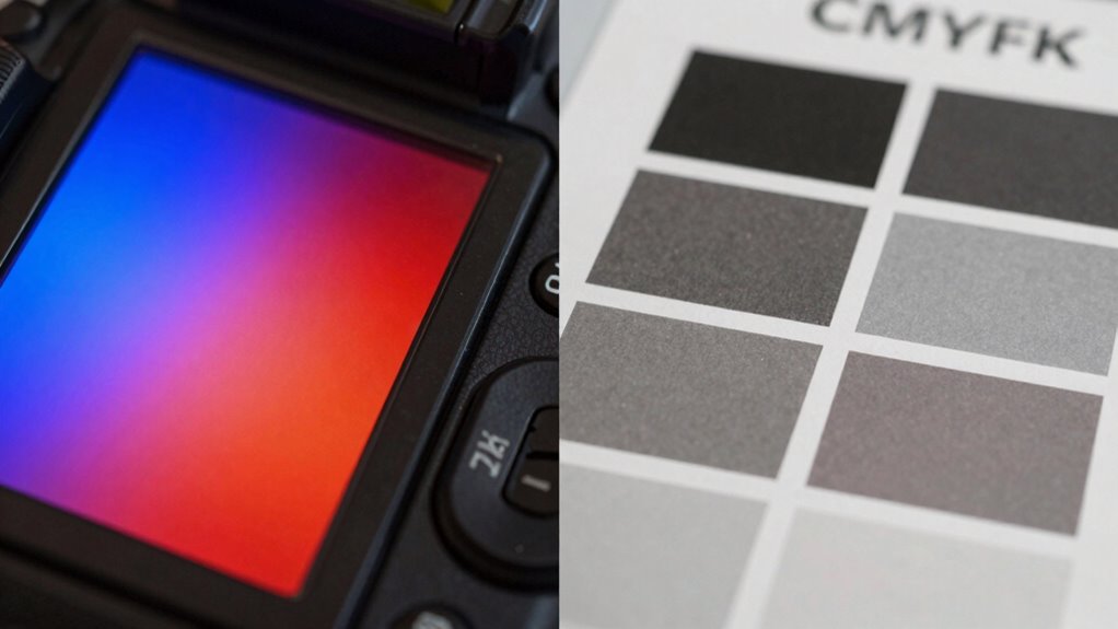 choose cmyk for printing