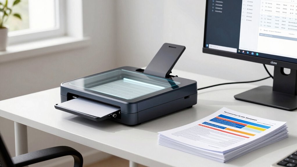 efficient ergonomic scanning setup