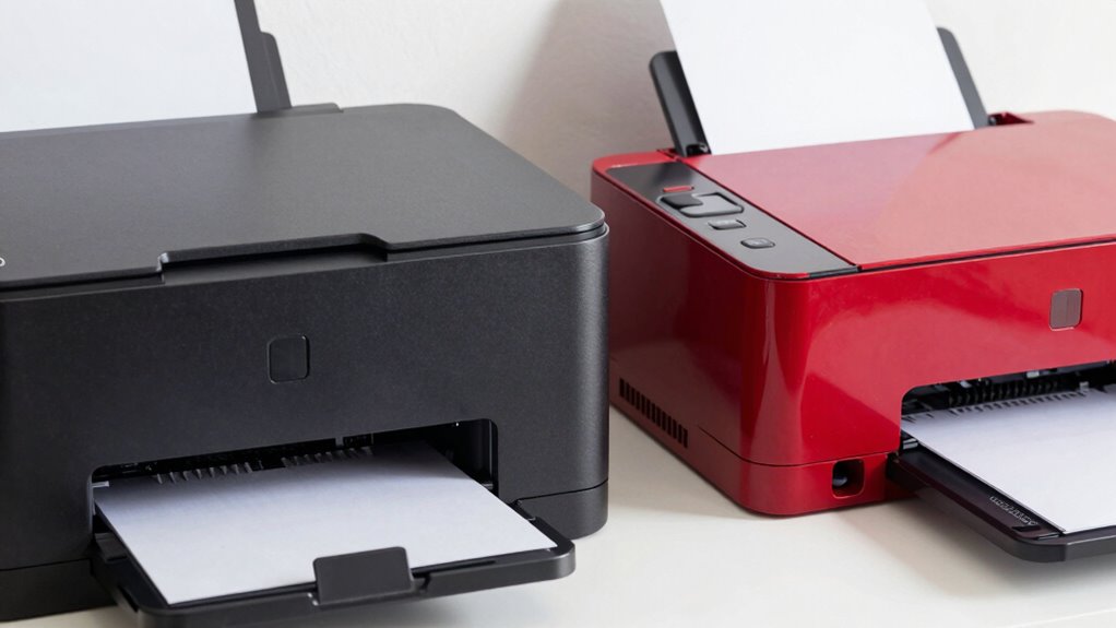 laser printers require less maintenance