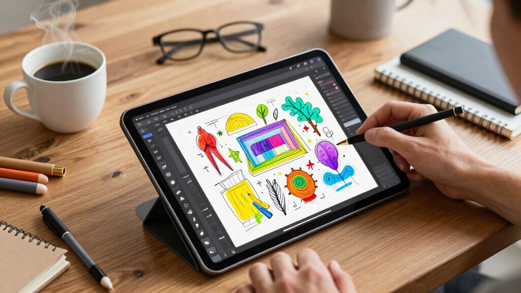 personalized creative workspace setup