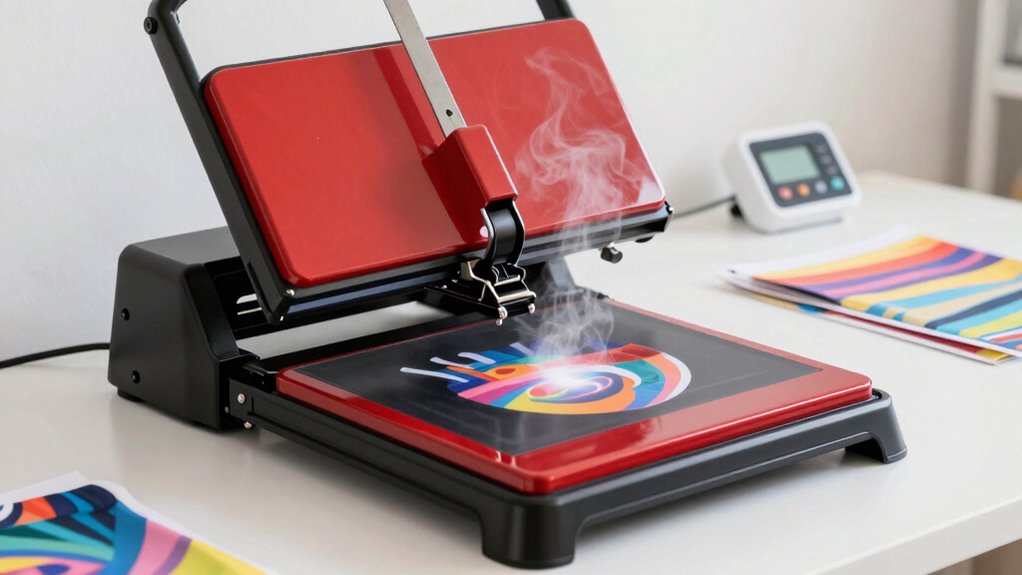 proper heat press setup