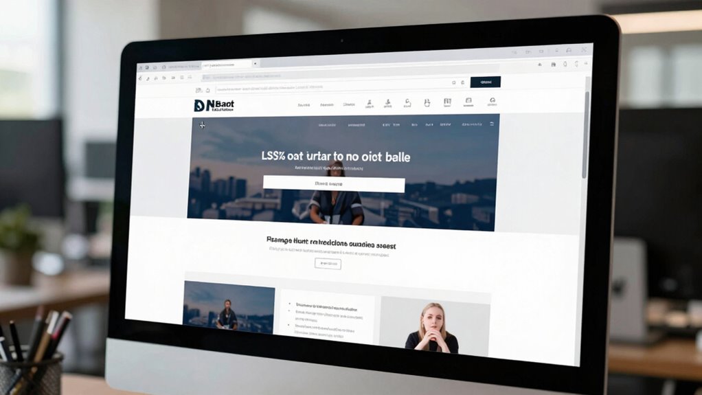 clear visual hierarchy guides engagement