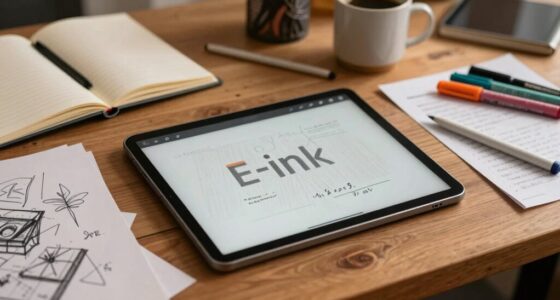 e ink for creative planning