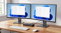 efficient dual computer workspace