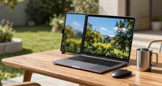 portable dual screen setup