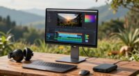 portable monitor for editing