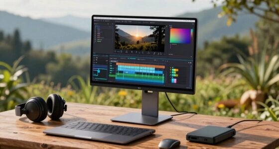 portable monitor for editing