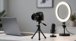 professional solo camera setup