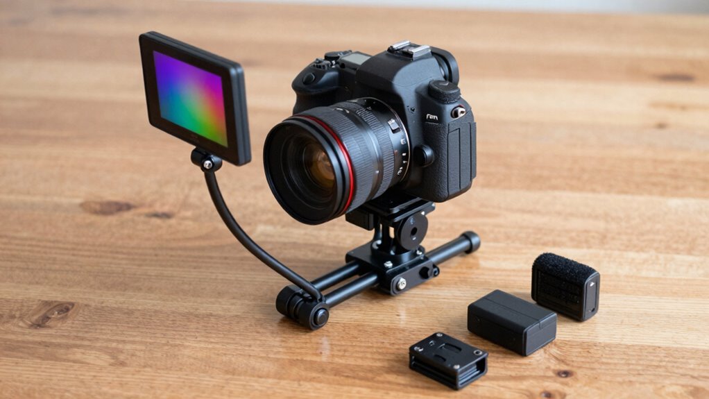 versatile balanced filming setup