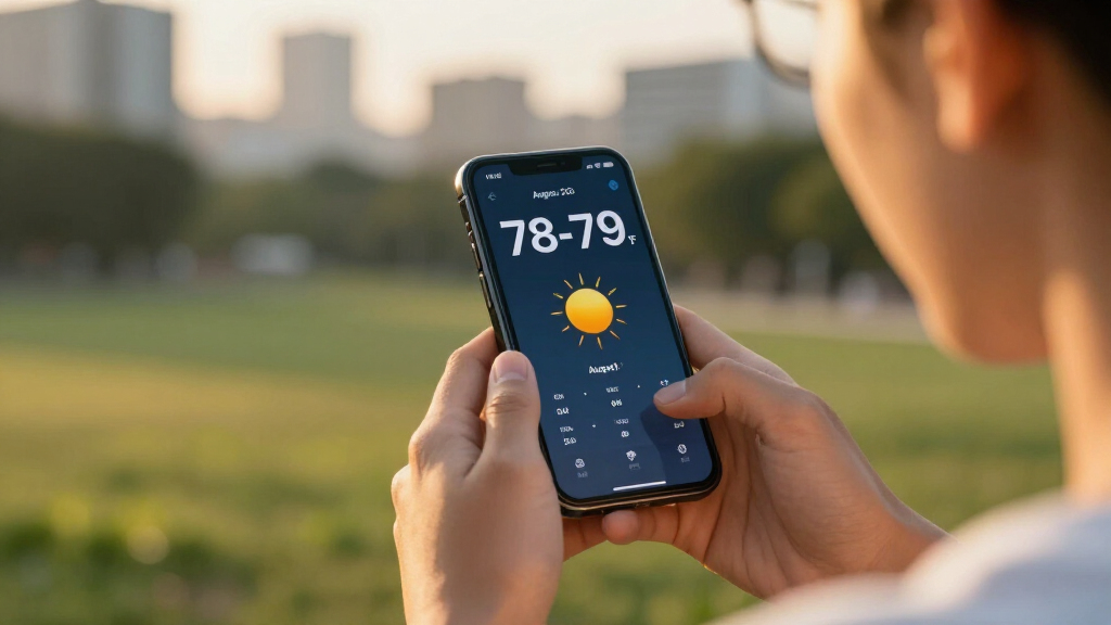 Will the maximum temperature be 78-79° on Aug 2, 2026?